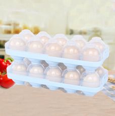 【卡扣加厚可堆疊】10粒雞蛋保護盒 可堆疊雞蛋盒 雞蛋放置盒 雞蛋保護盒 蛋盒 食品收納 露營 野炊