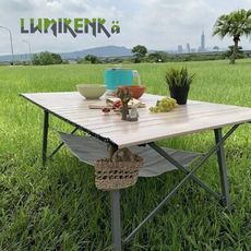 【Lumikenkä露米】無段式鋁捲桌/70-天際灰 蛋捲桌 露米桌