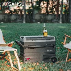 【SANSUI 山水】雙槽雙溫控雙開門車用行動冰箱 SL-G45N(悠遊戶外)