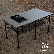 【JG Outdoor】JG ALX1 鋁合金X桌 長方形款 午夜黑/銀河鈦(悠遊戶外)