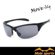 MOLA摩拉超輕量運動太陽眼鏡 22g uv400 男女 高爾夫 跑步 自行車 Move-blg
