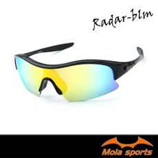 MOLA摩拉運動太陽眼鏡 彩色多層膜 UV400 radar-blm 自行車/高爾夫/跑步 小臉男女