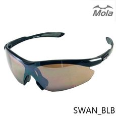 MOLA摩拉運動太陽眼鏡 超輕量 男女 UV400 跑步/高爾夫/自行車 Swan-blb