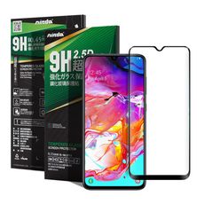 NISDA for 三星 Samsung Galaxy A70 完美滿版玻璃保護貼-黑