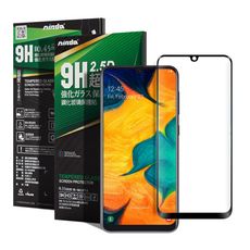 NISDA for 三星 Samsung Galaxy A30/A50 完美滿版玻璃保護貼-黑