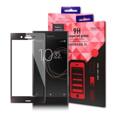 Oweida SONY Xperia XZs 3D全滿版鋼化玻璃保護貼-黑色