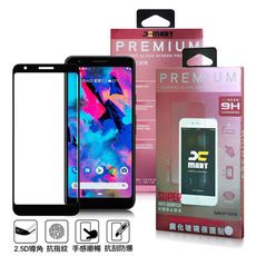 Xmart for Google Pixel 3A XL 超透滿版 2.5D 鋼化玻璃貼-黑