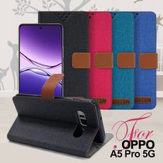 GENTEN for OPPO A5 Pro 5G 自在文青風支架皮套