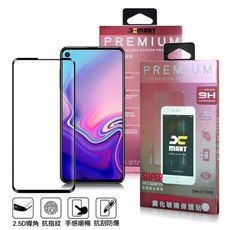 Xmart for 三星 Samsung Galaxy A8s 超透滿版2.5D鋼化玻璃貼-黑