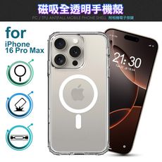 CB for iPhone 16 Pro Max 5D超越美型透明磁吸殼-附相機電子按鍵