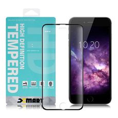 Xmart for iPhone 8 plus/7 plus 用高透光2.5D滿版玻璃貼-黑