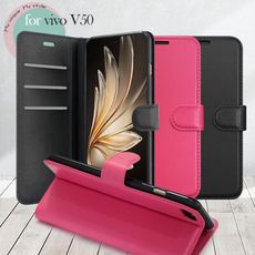 Dapad for vivo V50 百搭時代多卡式夾層皮套
