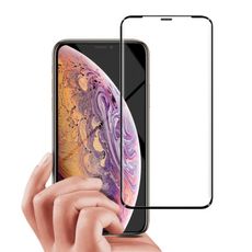 City Boss for iPhoneXS/X 5.8吋 無孔防塵防水滿版鋼化玻璃貼