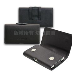 CITY for OPPO AX7 Pro 精品真皮橫式腰掛皮套