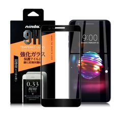 NISDA for LG K11 完美滿版玻璃保護貼-黑