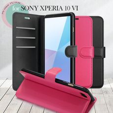 Dapad for SONY XPERIA 10 VI 百搭時代多卡式夾層皮套