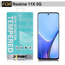 Xmart for Realme 11X 5G 薄型 9H 玻璃保護貼-非滿版