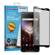 CITYBOSS for 華碩 ROG Phone ZS600KL 霧面防眩鋼化玻璃保護貼-黑