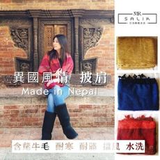 {犛牛毛毯} 露營毯 蓋毯  尼泊爾進口 yak wool 毯子 圍巾 披肩