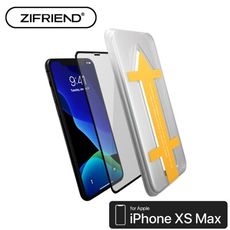ZIFRIEND 零失敗3D滿版高透光玻璃保護貼-黑色XS MAX/ZF-IXSMBK