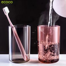 【ECOCO意可可】透明漱口杯 漱口杯 洗漱杯 水杯 牙刷杯 塑膠杯 牙刷架杯 杯子