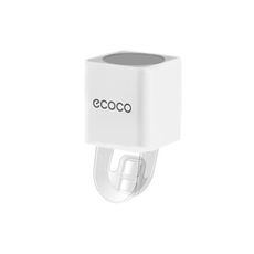 【ECOCO意可可】自動擠牙膏器 壁掛式 方形白色 擠牙膏器 擠牙膏 懶人擠牙膏器 牙膏 置物 收納
