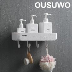 【OUSUWO歐舒沃】浴室置物架 收納架 置物架 肥皂架 廚房置物架 瀝水架 壁掛架 壁掛置物架