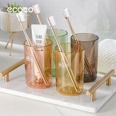 【ECOCO】漱口杯 加厚 透明 牙刷架漱口杯 洗漱杯 水杯 牙刷杯 刷牙杯 杯子 簡約家居漱口杯