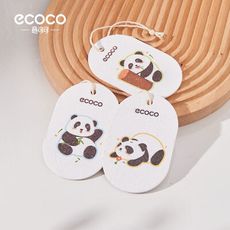 【ECOCO意可可】木漿海綿 熊貓款 沐浴海綿 海綿刷 洗碗海綿 洗臉海綿 去污 清潔 海綿 海棉