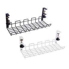 桌下置物架 桌邊收納 桌下理線架 線材收納 收納架 置物架 書房 收納 電線收納 掛架 書桌整理架