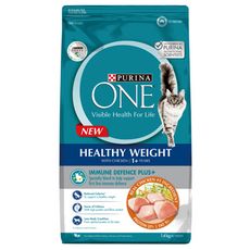 普瑞納-ONE CAT 頂級貓乾糧【成貓健康體重控制雞肉配方】1.4kg