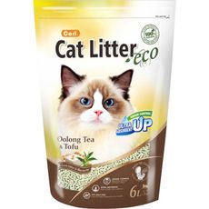 CARL卡爾-環保豆腐貓砂(烏龍茶)6L【天然除臭 凝結強 可沖馬桶】環保砂 豆腐砂