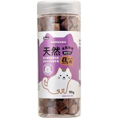 OzBone奧力棒-貓用凍乾肉磚零食(馬肉)90gx2罐組