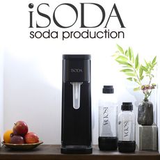 《美國iSODA》全自動氣泡水機(迷霧黑) IS-909