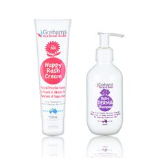 澳洲珂然【嬰兒屁屁霜100ml+嬰兒舒敏洗髮露200ml】