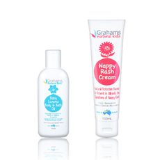 澳洲珂然【嬰兒潤膚油100ml+嬰兒屁屁霜100ml】
