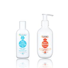 澳洲珂然【嬰兒潤膚油100ml+嬰兒舒敏潤膚霜200ml】