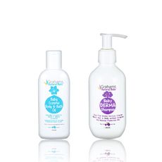 澳洲珂然【嬰兒潤膚油100ml+嬰兒舒敏洗髮露200ml】
