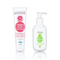 澳洲珂然【嬰兒屁屁霜100ml+嬰兒舒敏沐浴露200ml】