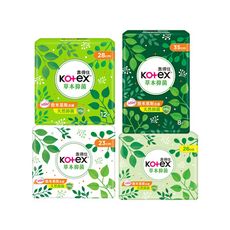 【靠得住 Kotex】草本抑菌衛生棉 共16包(23cm/26cm/28cm/35cm)