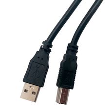 (格林)USB2.0 黑色印表機傳輸線 5米公對公