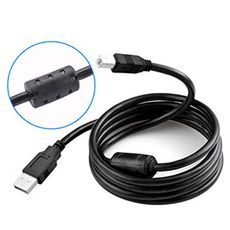 USB2.0 黑色印表機傳輸線 3米公對公 (PCL-06)