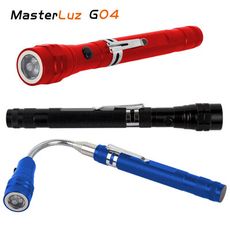 (格林)MasterLuz G04 LED雙磁伸縮軟管吸物手電筒