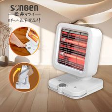 【SONGEN松井】日系遠紅外線雙管碳素可擺頭電暖器/暖氣機(ML-D605TY)