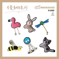 狗狗專用【可愛動物系列】耐咬耐磨玩具 V-PET 玩偶 （共6款）
