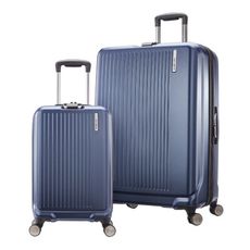 Samsonite Luggage 20吋+27吋 硬殼行李箱組 藍/銀灰