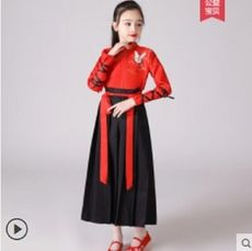 女童漢服兒童古裝公子唐裝