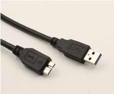 usb3.0行動硬碟線連接線Micro-b3.0黑色線 0.5米