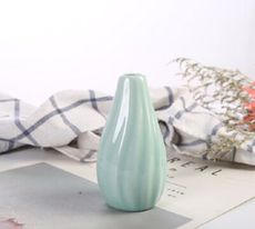 陶瓷小花瓶水培花器乾花裝飾花插創意家居花瓶