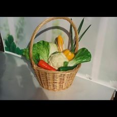 高仿真蔬菜水果果蔬菜模型拍攝道具櫥櫃商場裝飾擺設品1套